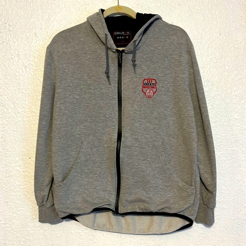 Create Basketball men’s zip up hoodie